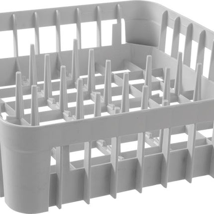 Dishwasher Basket for Glasses with 20 Support Pins | HENDI | 400x400x110mm