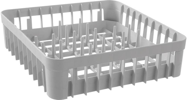 Dishwasher Basket for Glasses with 20 Support Pins | HENDI | 400x400x110mm