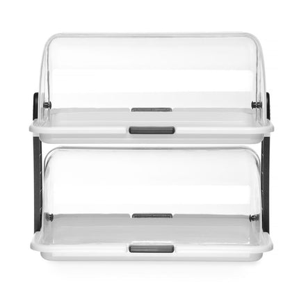 Double Roll Top Display for Snacks | HENDI | 380x260x355mm