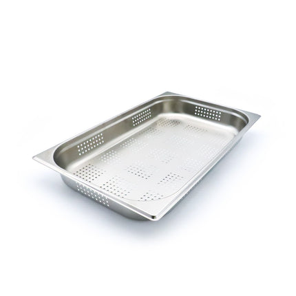 Gastronorm Container | 1/1 GN | 6,5cm Deep | Stainless Steel | Perforated 1