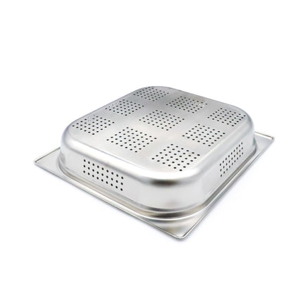 Gastronorm Container | 2/3 GN | 6,5cm Deep | Stainless Steel | Perforated 2