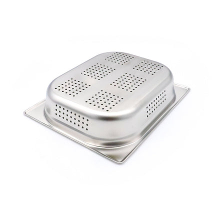 Gastronorm Container | 1/2 GN | 6,5cm Deep | Stainless Steel | Perforated 2