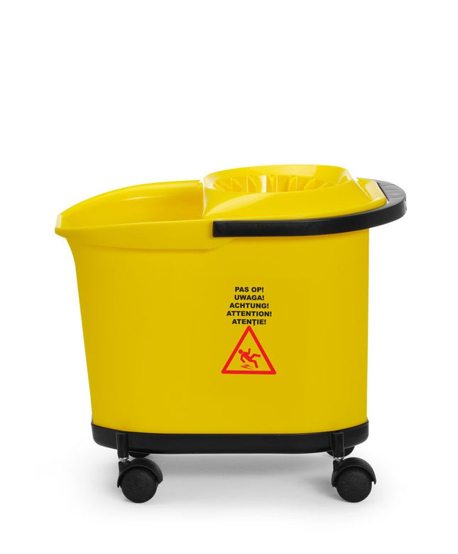 Mop bucket, HENDI, 16L, Yellow, 405x296x(H)340mm