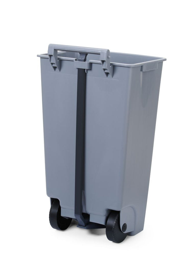 Trash container, HENDI, 120L, Light grey, 510x425x(H)875mm