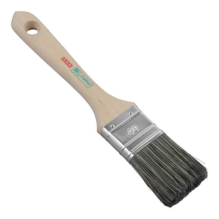 Thick Kitchen Brush | EMGA | Mixed Pig Bristle and Synthetic PBT Bristles, Wooden Handle | 4 cm Width 1