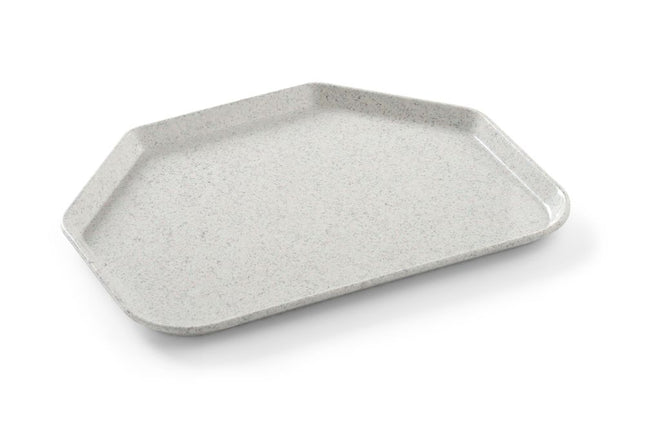 Serving tray, trapezoidal , AmerBox, Granite, 455x355mm