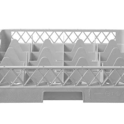 Dishwasher Basket for Glassware with 16 Compartments | HENDI | 500x500x104mm