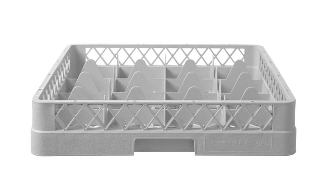 Dishwasher Basket for Glassware with 16 Compartments | HENDI | 500x500x104mm