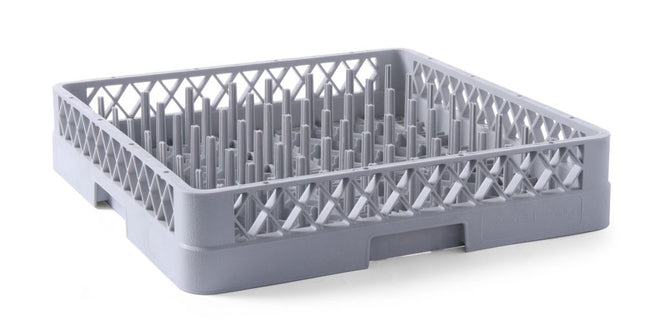 Dishwasher Basket for Plates with Pre-Shaped Pins | HENDI | 500x500x100mm