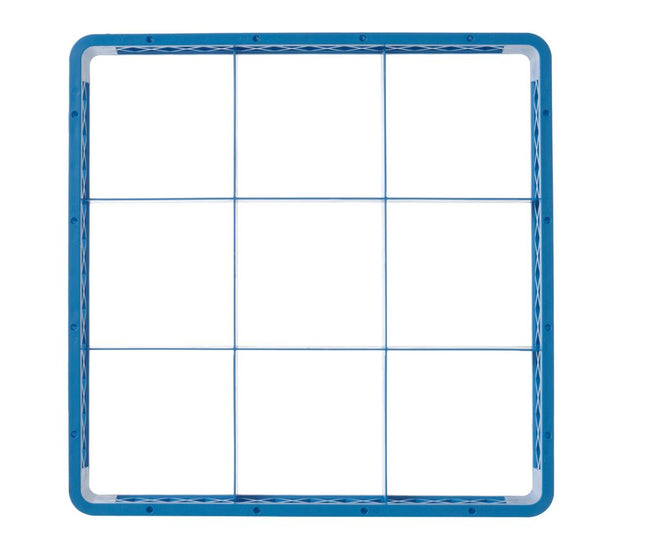 Extender for dishwasher basket, HENDI, 9 compartments 150x150 mm, 500x500x(H)45mm