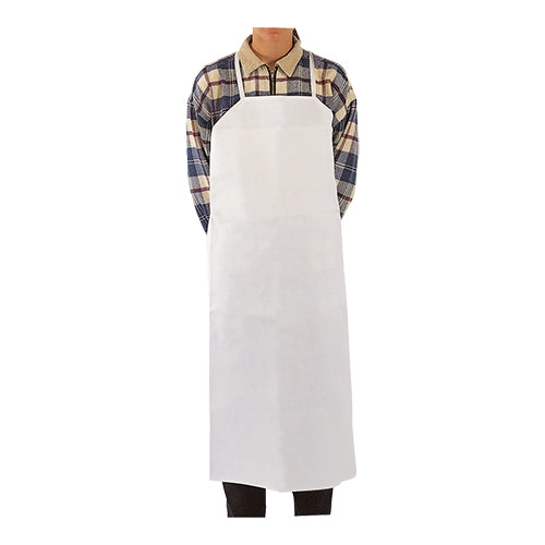 White Cotton-Polyester Cook's Apron with Pocket | EMGA | 90 x 110 cm | 230 GSM 1
