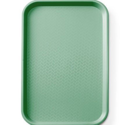Polypropylene Fast Food Tray GN 1/1 Green 530x325x20mm | AmerBox