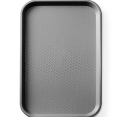Polypropylene Fast Food Tray GN 1/1 Black 530x325x20mm | AmerBox