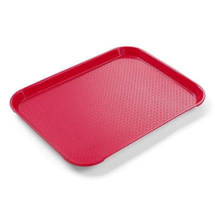 Small Polypropylene Fast Food Tray | HENDI | Red | 265x345x20mm