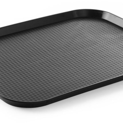 Large Polypropylene Fast Food Tray | HENDI | Black | 350x450x20mm