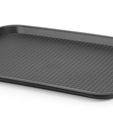 Medium Polypropylene Fast Food Tray | HENDI | Black | 305x415x20mm