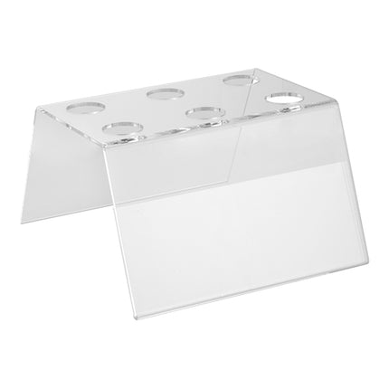 Cornet Stand | EMGA | Transparent Plexiglass | 6-Cornet Capacity | 20 x 18.5 x H13 cm 1