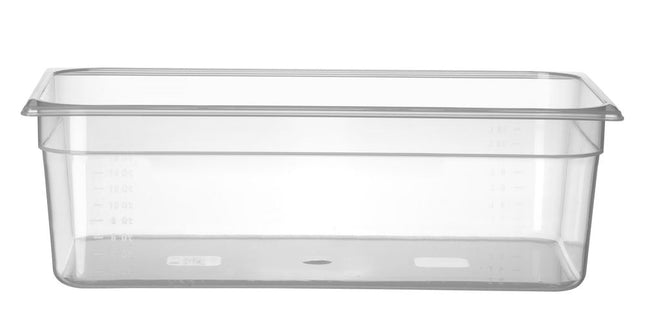 Polypropylene GN 1/1 Food Storage Container | HENDI Profi Line | 21L | Transparent