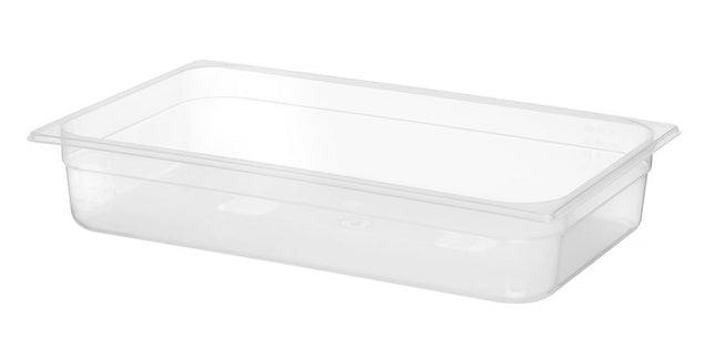 Polypropylene GN 1/1 Food Storage Container | HENDI Profi Line | 14L | Transparent | 530x325x100mm