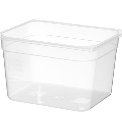 Polypropylene GN 1/2 Food Storage Container | HENDI Profi Line | 12.5L | Transparent