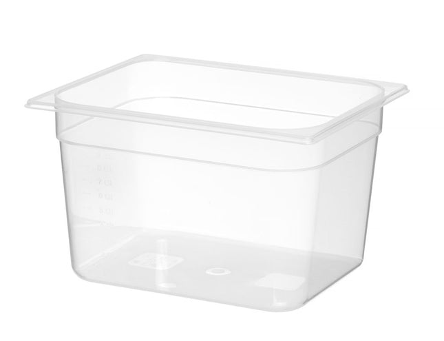 Polypropylene GN 1/2 Food Storage Container | HENDI Profi Line | 12.5L | Transparent