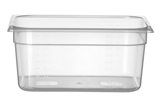 Polypropylene GN 1/2 Food Storage Container | HENDI Profi Line | 9.5L | Transparent