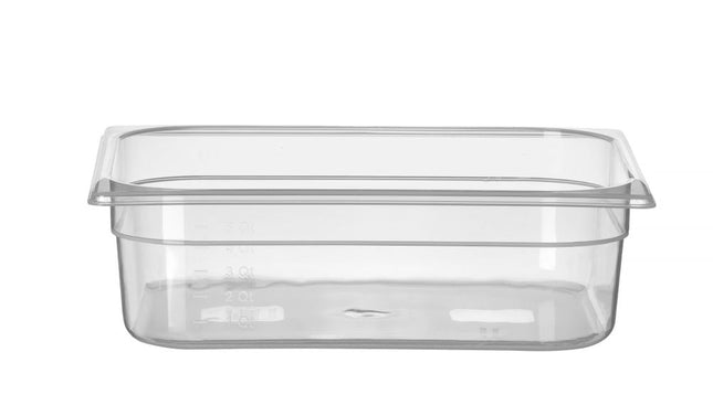 Polypropylene GN 1/2 Food Storage Container | HENDI Profi Line | 6.5L | Transparent