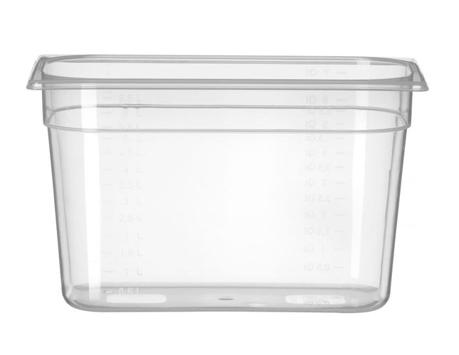 Polypropylene GN 1/3 Food Storage Container | HENDI Profi Line | 7.8L | Transparent
