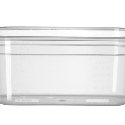 Polypropylene GN 1/3 Food Storage Container | HENDI Profi Line | 5.7L | Transparent