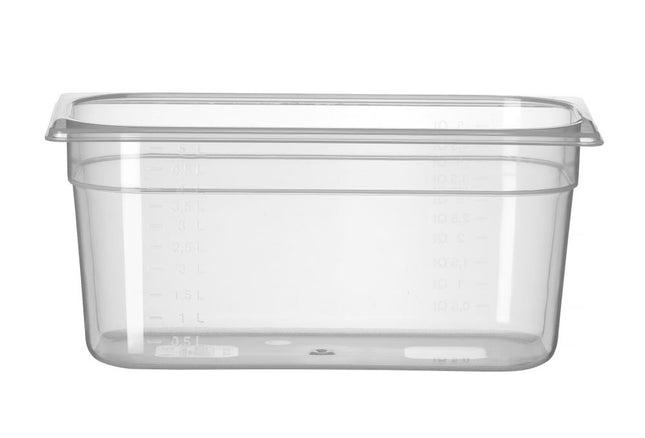 Polypropylene GN 1/3 Food Storage Container | HENDI Profi Line | 5.7L | Transparent