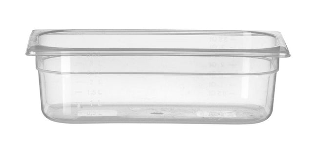 Polypropylene GN 1/3 Food Storage Container | HENDI Profi Line | 4L | Transparent
