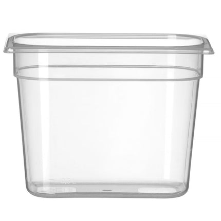 Polypropylene GN 1/4 Food Storage Container | HENDI Profi Line | 5.5L | Transparent