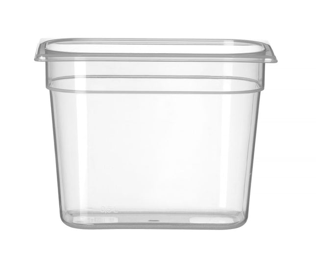 Polypropylene GN 1/4 Food Storage Container | HENDI Profi Line | 5.5L | Transparent
