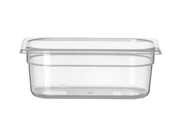 Polypropylene GN 1/4 Food Storage Container | HENDI Profi Line | 2.8L | Transparent