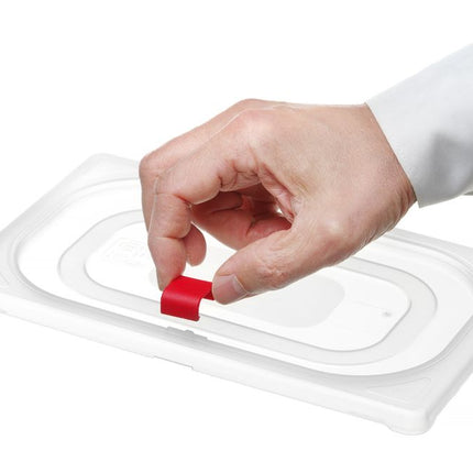 Lid Clips for HACCP Storage Containers | HENDI | Red 3