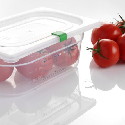 Lid Clips for HACCP Storage Containers | HENDI | Green 4