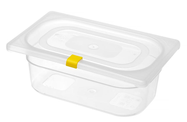Yellow Lid Clips for HACCP Storage Containers | HENDI | 12 Pieces