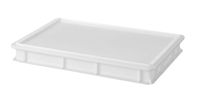 Pizza dough box 600x400, AmerBox, Profi Line, White, 600x400x(H)70mm, Rectangular