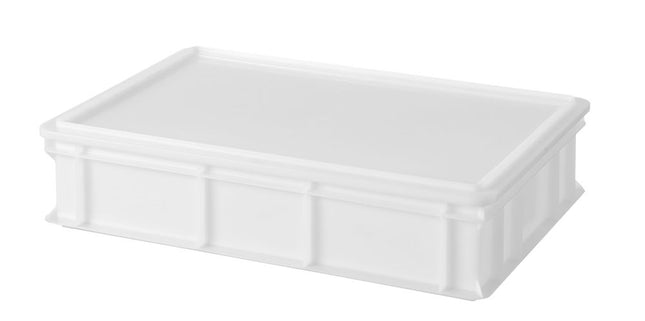 Pizza dough box 600x400, AmerBox, Profi Line, White, 600x400x(H)130mm, Rectangular