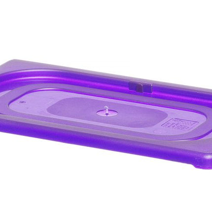 Purple Lid for GN 1/4 Containers | HENDI | 265x162mm