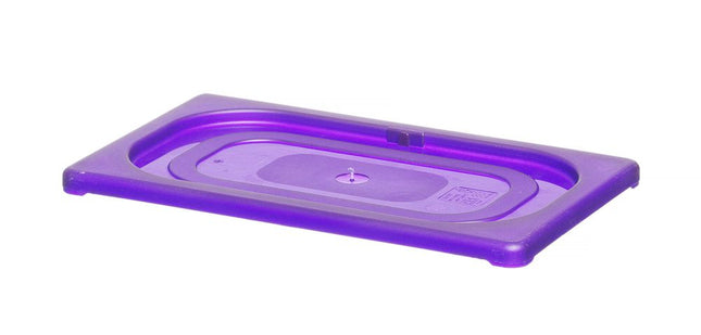 Purple Lid for GN 1/4 Containers | HENDI | 265x162mm