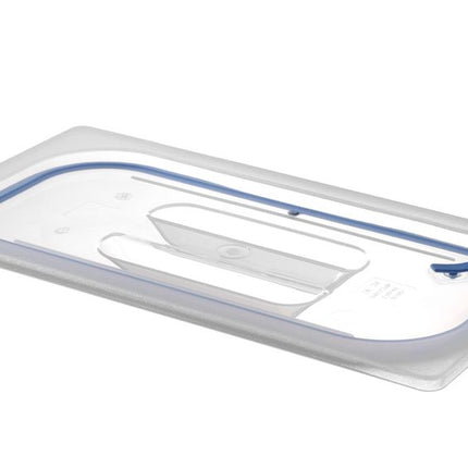 Polypropylene Lid with Airtight Seal for GN 1/3 Containers | HENDI | Transparent | 325x176mm