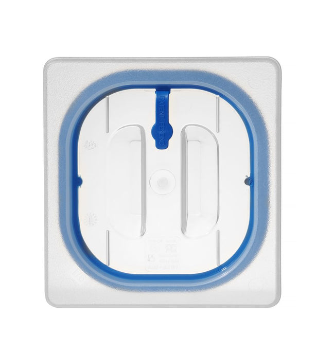 Lid for GN containers made of polypropylene, with seal, HENDI, GN 1/6, Transparent, 176x162mm