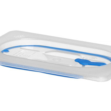 Polypropylene GN 1/9 Airtight Lid with Seal | HENDI | Transparent