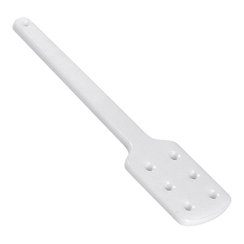 Perforated Food Spatula | EMGA | White HDPE, Heat Resistant up to 80°C | 11 x 45 cm 1