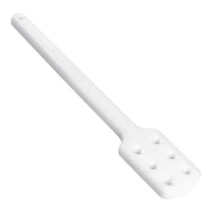 Perforated HDPE Food Spatula | EMGA | White | 11 x 80 cm | Heat Resistant up to 80°C 1