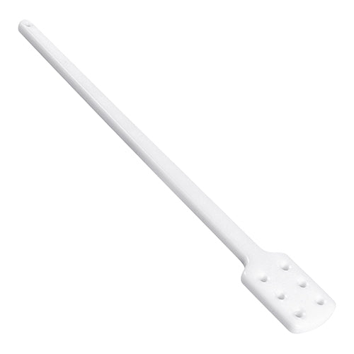 Perforated HDPE Food Spatula | EMGA | White | 11 x 120 cm | Heat Resistant up to 80°C 1