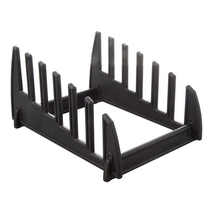 CaterChef Cutting Board Storage Rack | Black Polypropylene | 23 x 32 x H16 cm 1