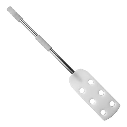 EMGA White HDPE Food Spatula with Holes | Heat Resistant up to 80°C | 80 cm 1