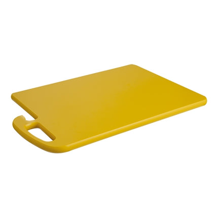 Yellow HDPE Cutting Board for Poultry | CaterChef | Smooth/Grooved with Handle | 45 x 30 x 1.5 cm 1